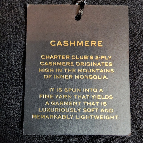 NWT Petite Charter Club Luxury Cashmere Cardigan - Picture 6 of 12